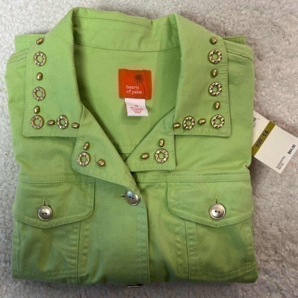 Hearts of Palm Jacket Womens Size 14